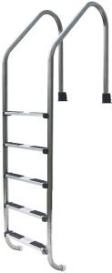 Лестница 5 ступеней (широкий борт) ABLETECH NSL515-SR, нержавеющая сталь AISI-304 (88076504)