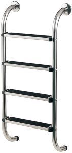 Лестница 4 ступени Markopool BHL без верхних поручней, нержавеющая сталь AISI-316