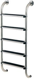 Лестница 5 ступеней Markopool BHL без верхних поручней, нержавеющая сталь AISI-316