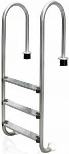 Лестница 3 ступени (узкий борт) ABLETECH NMU315-S, нержавеющая сталь AISI-304 (88072802)