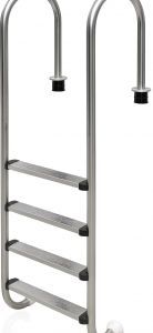 Лестница 4 ступени (узкий борт) ABLETECH NMU415-S, нержавеющая сталь AISI-304 (88072803)