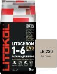 Затирочная смесь цементная Litokol Litochrom 1-6 Evo LE.230 (багамы), 5 кг