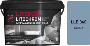 Затирочная смесь цементная Litokol Litochrom Luxury Evo LLE.360 (сизый), 2 кг Затирочная смесь цементная Litokol Litochrom Luxury Evo LLE.360 (сизый), 2 кг
