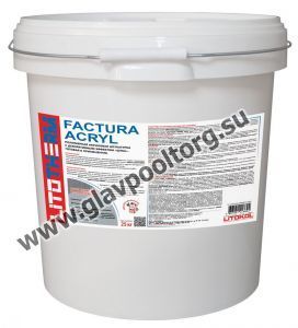 Штукатурка фасадная Litokol Litotherm Factura Acryl 2,5 мм (пастельный) 25 кг