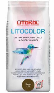 Затирочная смесь цементная Litokol Litocolor L.26 (какао) 20 кг