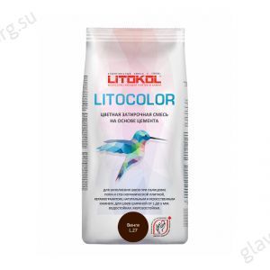 Затирочная смесь цементная Litokol Litocolor L.27 (венге) 20 кг