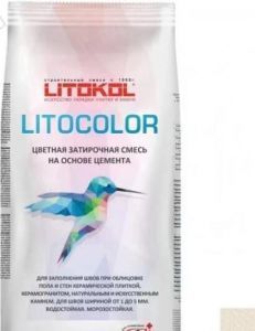 Затирочная смесь цементная Litokol Litocolor L.20 (жасмин) 20 кг