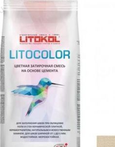 Затирочная смесь цементная Litokol Litocolor L.22 (крем-брюле) 20 кг