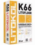 Клей для напольной плитки и керамогранита Litokol Litofloor K66 (серый) 25 кг