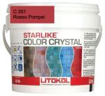 Затирка швов эпоксидная Litokol Starlike Color Crystal C.351 Rosso Pompei (красный) , 2,5 кг