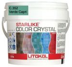 Затирка швов эпоксидная Litokol Starlike Color Crystal C.352 Verde Capri  (зеленый), 2,5 кг
