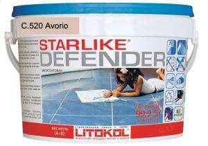 Затирка швов эпоксидная Litokol Starlike Defender С.520 Avorio (слоновая кость), 1 кг