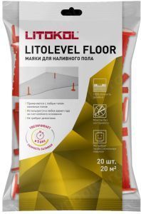 Маяки для наливного пола Litokol LITOLEVEL FLOOR, 20 шт