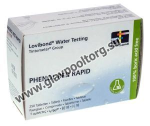 Таблетки для тестера Lovibond PHENOL RED Rapid (pH) 500 шт (511792BT)