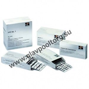 Таблетки для фотометров Lovibond DPD1 (свободный хлор, Cl), 100 шт.