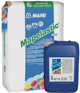 Гидроизоляция двухкомпонентная Mapei Mapelastic компонент A + B, 32 кг