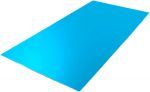 Металлический лист с ПВХ-покрытием Renolit Alkorplan Adria Blue (синий), 1,4 мм, 1х2 м (81170002)