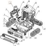 Мотоблок в сборе для робота пылесоса Wybotics WY450 (B.WY3092.002)