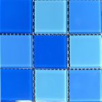 Мозаика стеклянная Aquaviva Cristall Light Blue (DCM306)