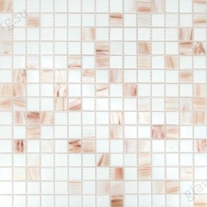 Мозаика из смальты с авантюрином Imagine Lab белая (GL45025) Мозаика из смальты с авантюрином Imagine Lab белая (GL45025)