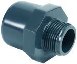 Ниппель переходной ПВХ 20 x 25 x 1/2" НР PN16 COMER (AD12020B)
