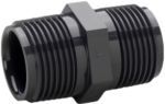 Ниппель ПВХ двойной 1 1/2″ НР PN16 Comer (NI610500PVC)