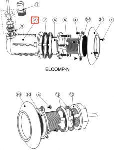 Ниша закладная для прожектора E-Lumen Compact-N Emaux (01050133) Ниша закладная для прожектора E-Lumen Compact-N Emaux (01050133)