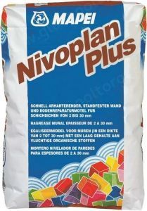 Штукатурка цементная Mapei Nivoplan Plus, 25 кг