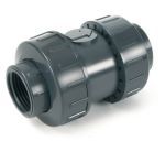 Обратный клапан ПВХ   3/8" ВР PN16 COMER Viton (CVD31016)