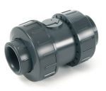 Обратный клапан ПВХ  40 мм PN16 COMER EPDM (CVD10040)