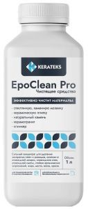 Очиститель от эпоксидной затирки Kerateks EpoClean PRO 1 л, белый
