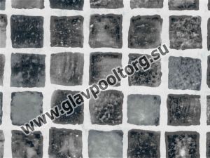Пленка ПВХ для бассейна Haogenplast Snapir NG Grey / Platinum (серая мозаика) 1,65х25 м