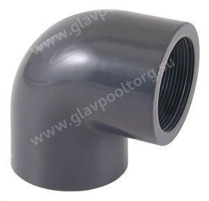 Отвод ПВХ 90° 25 мм x 3/4″ ВР PN 10 Cepex (01729)