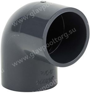 Угольник ПВХ 90° 355 мм PN10 ERA (USE02355)