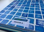 Пленка ПВХ для бассейна Haogenplast Snapir 6 (синяя мозаика), 1,65х25м