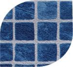 ПВХ пленка для бассейна Cefil Passion Mediterraneo противоскользящая (синяя мозаика) 25х1,65 м