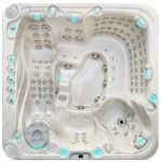 Бассейн СПА гидромассажный Passion Spas Exhilarate Mighty Wave, цвет панелей oak grey trim (серый дуб)