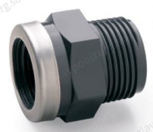 Переходник ПВХ усиленный 1" НРх3/4" ВР PN10 Kormell (100322)