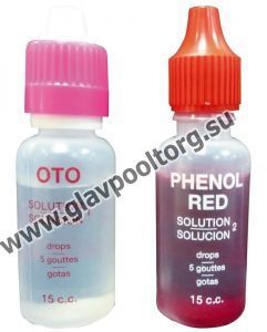 Комплект жидких перезаправок Astral Pool OTO и Phenol Red (38638)