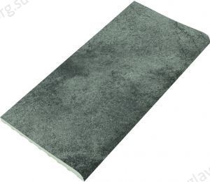 Плитка бордюрная фарфоровая Serapool Pool Garden Anthracite 250х500 мм (PGA2550FH)