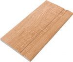 Плитка бордюрная фарфоровая с поручнем Serapool Natural Wood 250х500 мм (NW2550H)