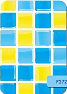 ПВХ пленка для бассейна Poolline F272 желто-голубая мозаика 25х1,8 м (F272)