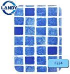 ПВХ пленка для бассейна Poolline Landy F224 синяя мозаика 25х1,8 м (F224)