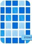 ПВХ пленка для бассейна Poolline STD567 синяя мозаика 25х1,8 м (STD567)