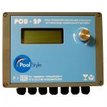 Пульт автоматического управления фильтрацией (2 насоса) и нагревом воды плавательного бассейна «PoolStyle PCU-2P» (PS5.2)