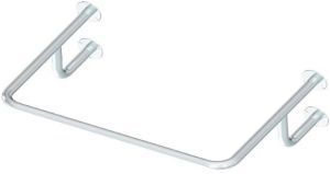 Поручень для инвалидов для раковины верхний 550х420 мм Инвапром, белый (ПР-05.03.550.420.230)