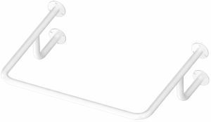 Поручень для инвалидов для раковины верхний 710х550 мм Инвапром, белый (ПР-05.03.710.550.230)