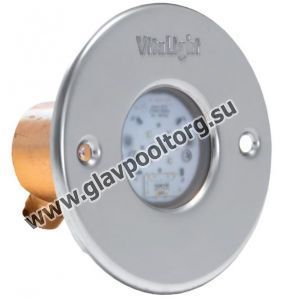 Прожектор светодиодный 11 Вт Hugo Lahme Power Led 3.0, 110 мм, белого свечения, универсальный, нержавеющая сталь AISI-316 (4.440400020)