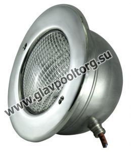 Прожектор из нержавеющей стали AISI-304 Аквасектор, 300 Вт, 12 В, под пленку (АС 10.140)