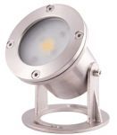 Прожектор для фонтана светодиодный  7 Вт AquaViva LED белого свечения, нержавеющая сталь